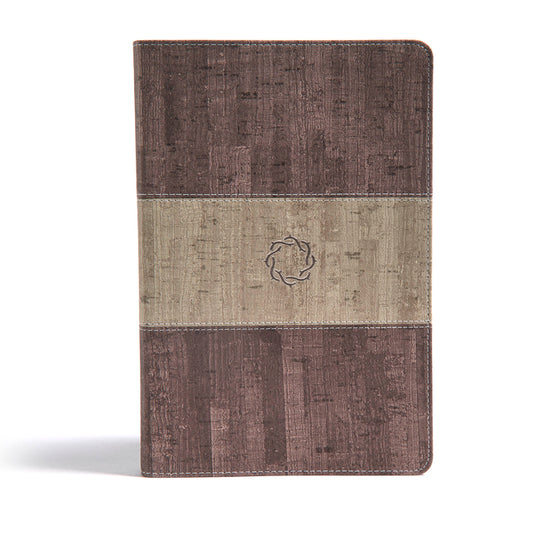CSB Essential Teen Study Bible, Weathered Gray Cork Leathertouch - Ingram