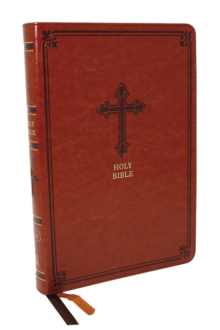 Kjv, Thinline Bible, Leathersoft, Brown, Red Letter Edition, Comfort Print - Ingram