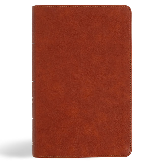 NASB Single-Column Personal Size Bible, Burnt Sienna Leathertouch - Ingram