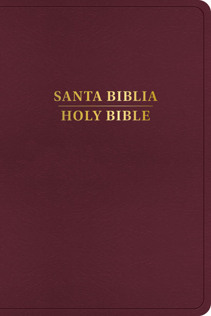 Rvr 1960/KJV Biblia Bilingüe, Borgoña Imitación Piel (Edición 2024) (Edicion 2024) - Ingram