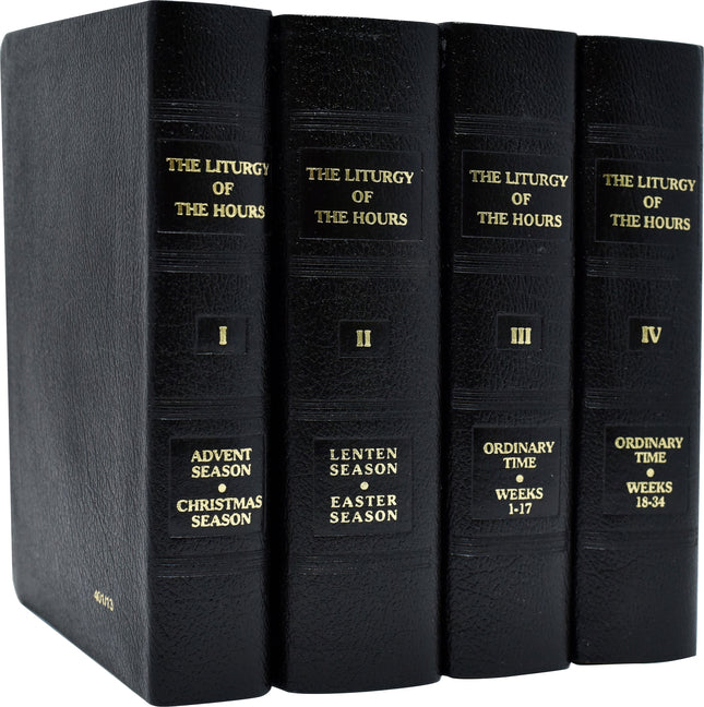 Liturgy of the Hours (Set of 4) (Leather) - Ingram