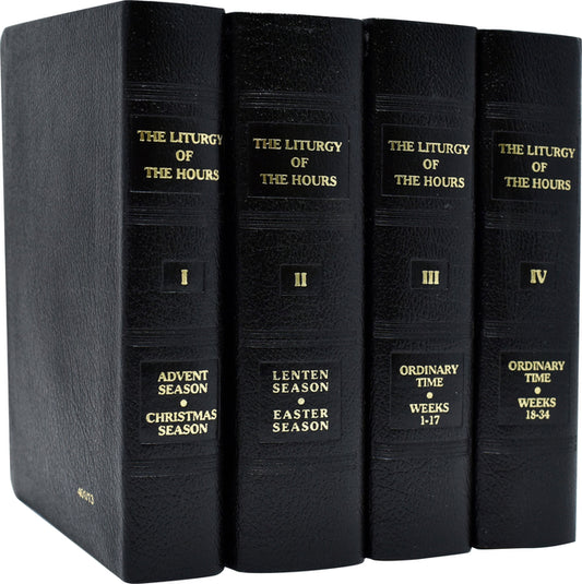 Liturgy of the Hours (Set of 4) (Leather) - Ingram