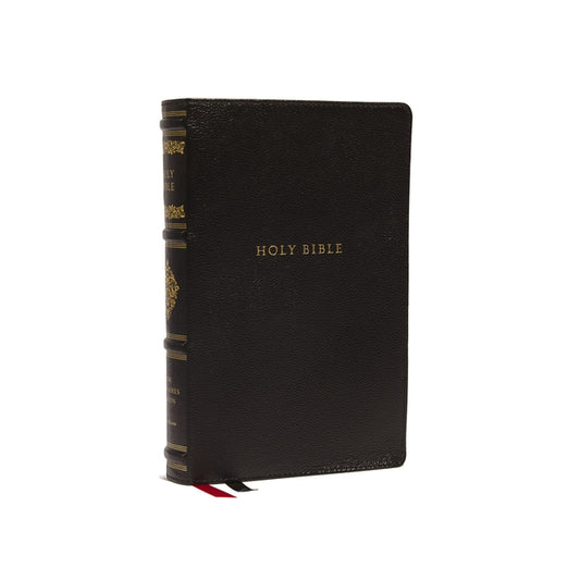Nkjv, Personal Size Reference Bible, Sovereign Collection, Genuine Leather, Black, Red Letter, Comfort Print: Holy Bible, New King James Version - Ingram