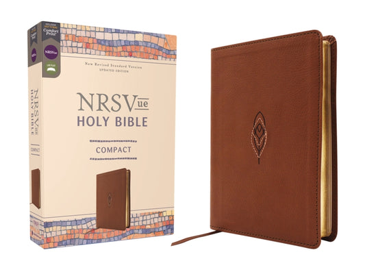 Nrsvue, Holy Bible, Compact, Leathersoft, Brown, Comfort Print - Ingram