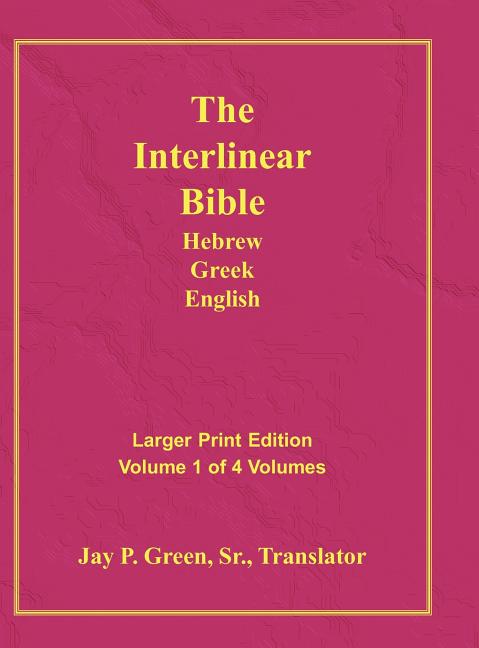 Interlinear Hebrew Greek English Bible-PR-FL/OE/KJ Large Pring Volume 1 - Ingram