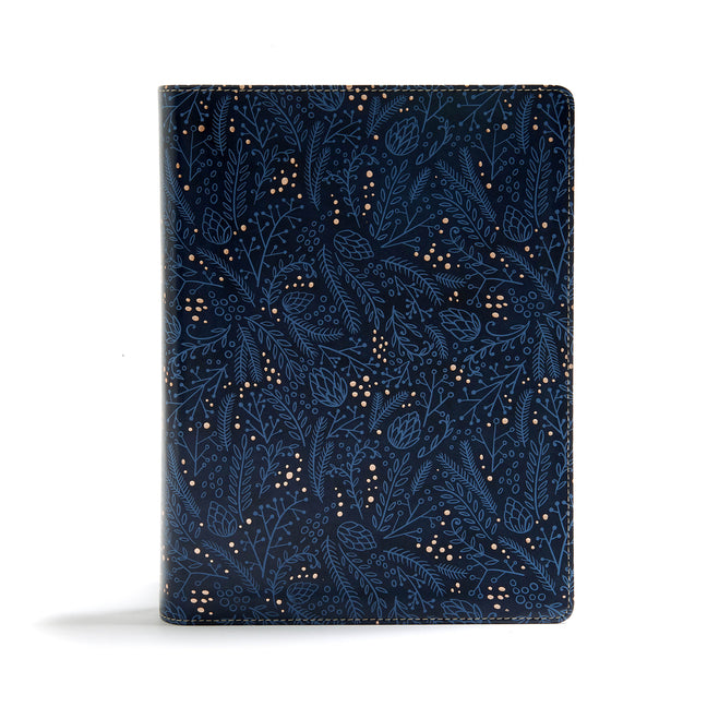 CSB Study Bible, Navy Leathertouch: Faithful and True - Ingram