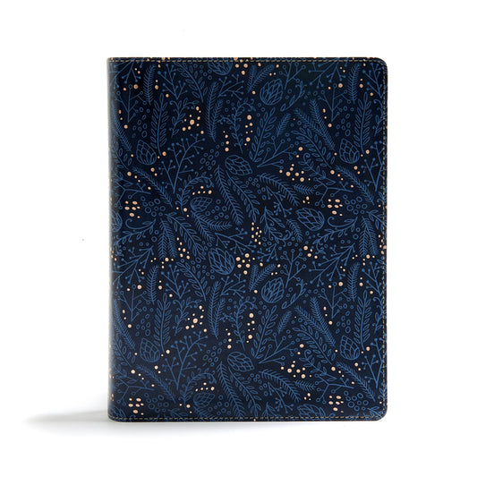 CSB Study Bible, Navy Leathertouch: Faithful and True - Ingram
