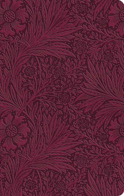 ESV Large Print Value Thinline Bible (Trutone, Raspberry, Floral Design) - Ingram