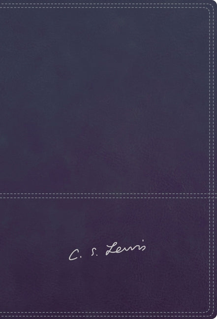 Rvr, Biblia Reflexiones de C. S. Lewis, Interior a DOS Colores, Leathersoft, Azul Marino, Comfort Print - Ingram