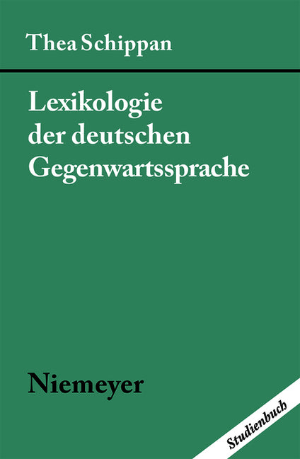 Lexikologie der deutschen Gegenwartssprache (2. Unverand. Auflage) - Ingram