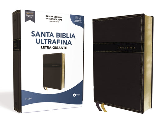 Nvi, Santa Biblia, Revisión 2022, Ultrafina, Letra Gigante, Leathersoft, Negro, Palabras de Jesús En Rojo, Comfort Print - Ingram