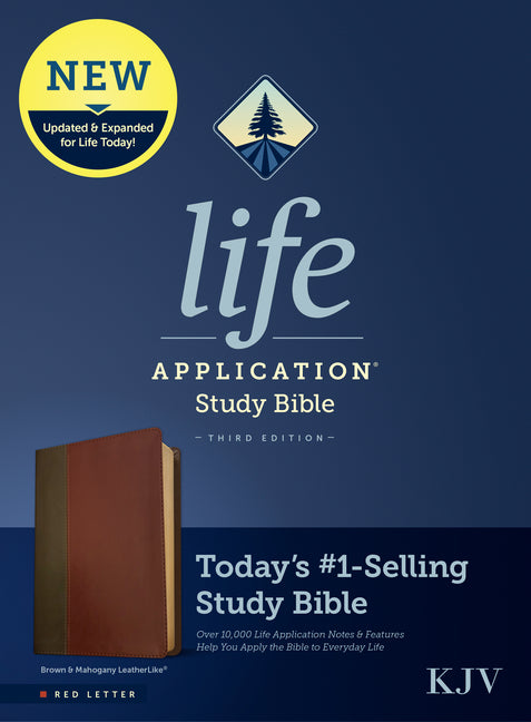 KJV Life Application Study Bible, Third Edition (Leatherlike, Brown/Mahogany, Red Letter) - Ingram