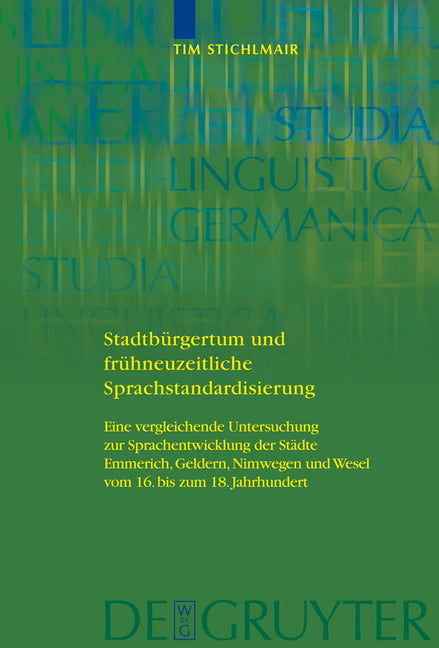 Stadtbürgertum und frühneuzeitliche Sprachstandardisierung - Ingram