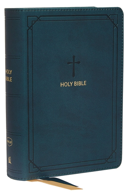 Nkjv, Reference Bible, Compact, Leathersoft, Teal, Red Letter Edition, Comfort Print: Holy Bible, New King James Version - Ingram