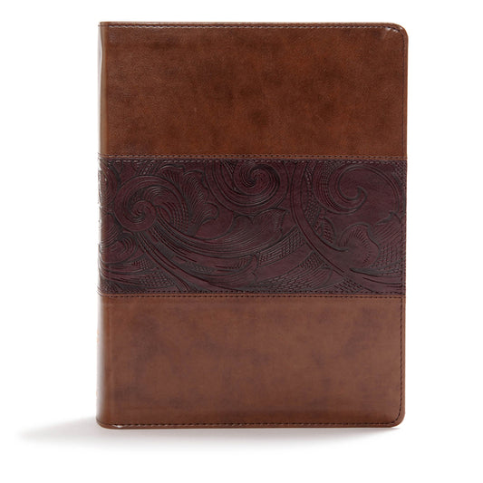 CSB Study Bible, Mahogany Leathertouch - Ingram