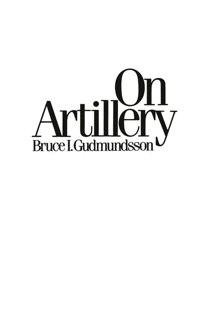 On Artillery - Ingram