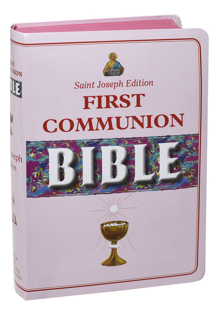 New Catholic Bible -- Med. Print Dura Lux (Girl Communion) - Ingram
