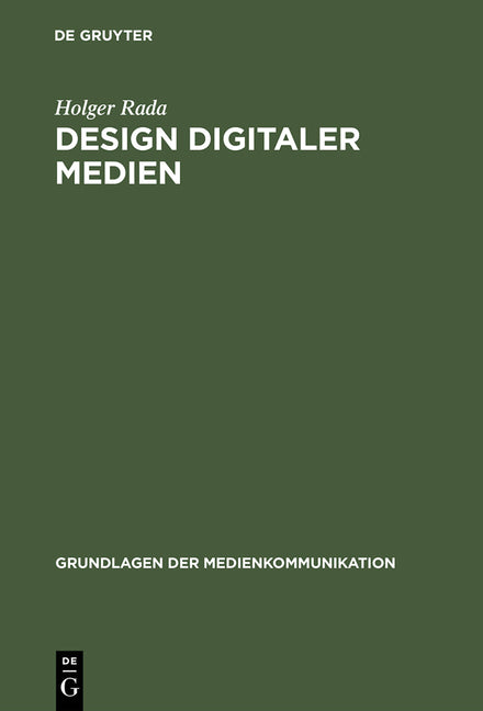 Design digitaler Medien (Reprint 2015) - Ingram