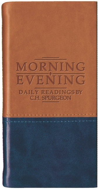Morning and Evening - Matt Tan/Blue: Daily Readings by C. H. Spurgeon (Revised) - Ingram