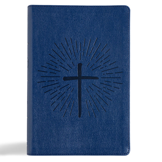 KJV One Big Story Bible, Royal Blue Leathertouch: Connecting Christ Throughout God's Story - Ingram