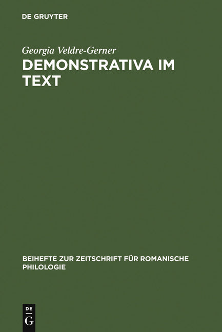 Demonstrativa im Text (Reprint 2011) - Ingram