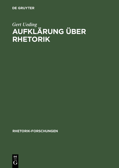 Aufklärung über Rhetorik (Reprint 2012) - Ingram