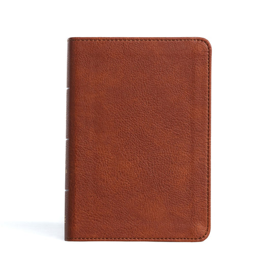 KJV Large Print Compact Reference Bible, Burnt Sienna Leathertouch - Ingram