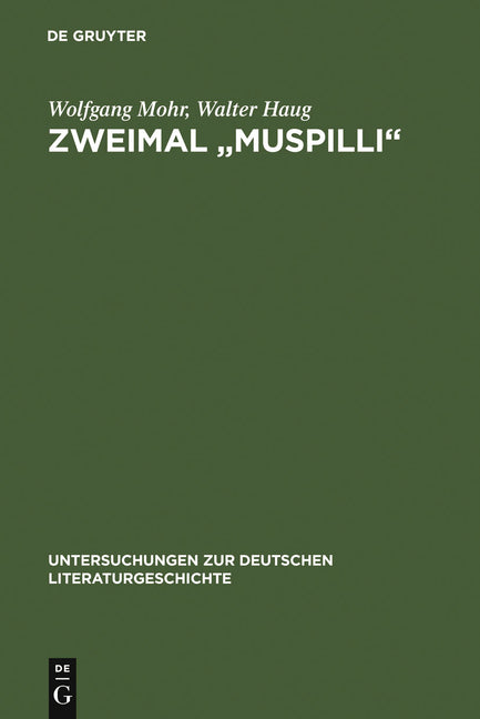Zweimal "Muspilli" (Reprint 2011) - Ingram