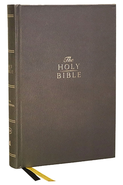 KJV Holy Bible with Apocrypha and 73,000 Center-Column Cross References, Hardcover, Red Letter, Comfort Print: King James Version - Ingram