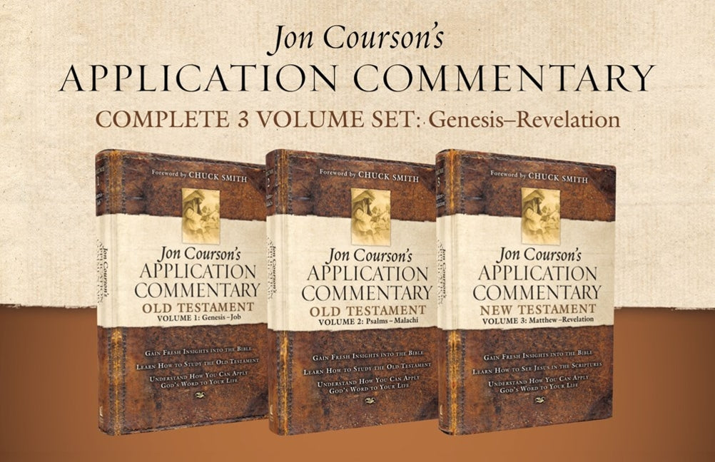 Jon Courson's Application Commentary, Complete 3-Volume Set: Genesis - Revelation - Ingram