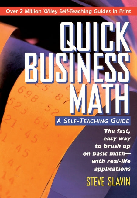 Quick Business Math: A Self-Teaching Guide - Ingram