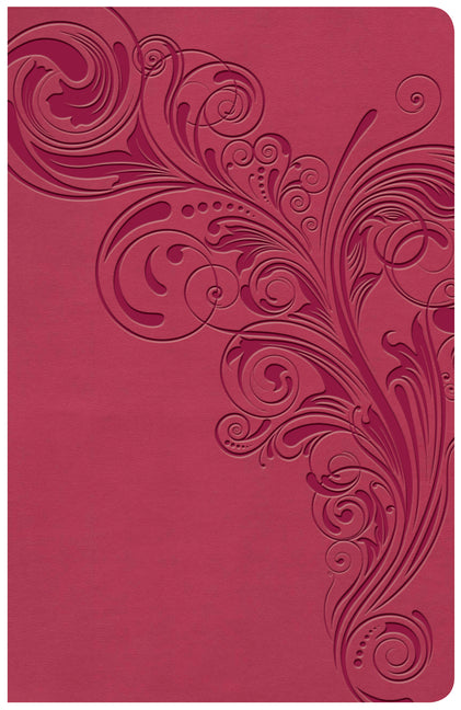 KJV Large Print Personal Size Reference Bible, Pink Leathertouch Indexed - Ingram