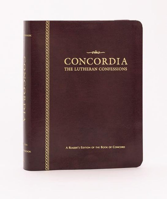 Concordia: The Lutheran Confessions-A Reader's Edition of the Book of Concord - 2nd Ed Genuine Leath - Ingram