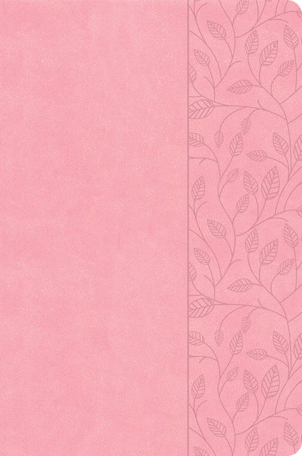 CSB Large Print Thinline Bible, Value Edition, Soft Pink Leathertouch - Ingram