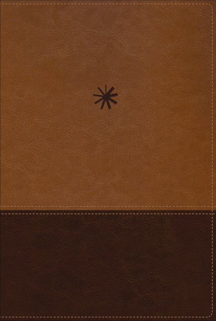 Nbla, Biblia Cronológica de Estudio, Interior a Cuatro Colores, Leathersoft, DOS Tonos Café, Comfort Print - Ingram