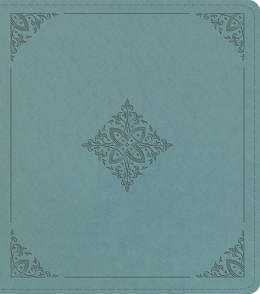 ESV Journaling Study Bible (Trutone Over Board, Paris Sky, Fleur-De-Lis Design) - Ingram