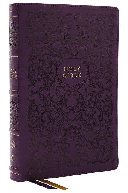 KJV Holy Bible with 73,000 Center-Column Cross References, Purple Leathersoft, Red Letter, Comfort Print: King James Version - Ingram