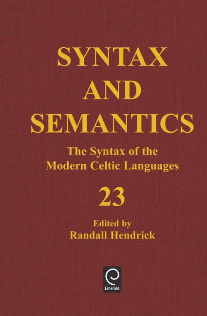 Syntax of the Modern Celtic Languages - Ingram