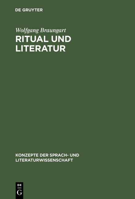 Ritual und Literatur (Reprint 2012) - Ingram