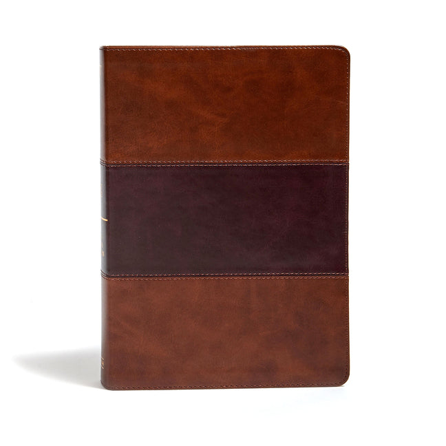 KJV Super Giant Print Reference Bible, Charcoal Leathertouch - Ingram