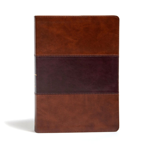 KJV Super Giant Print Reference Bible, Charcoal Leathertouch - Ingram