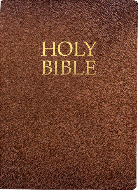 Kjver Holy Bible, Large Print, Acorn Bonded Leather, Thumb Index: (King James Version Easy Read, Red Letter, Brown) - Ingram