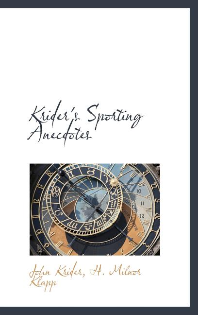 Krider's Sporting Anecdotes - Ingram