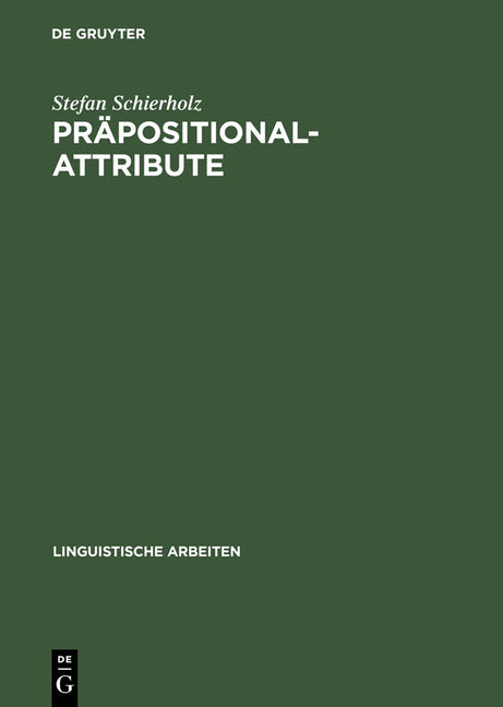 Präpositionalattribute (Reprint 2012) - Ingram
