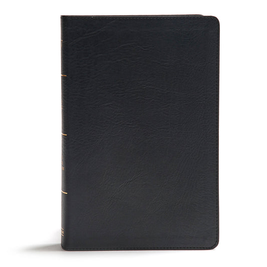 KJV Giant Print Reference Bible, Black Leathertouch - Ingram