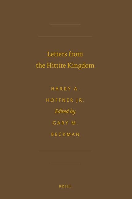 Letters from the Hittite Kingdom - Ingram