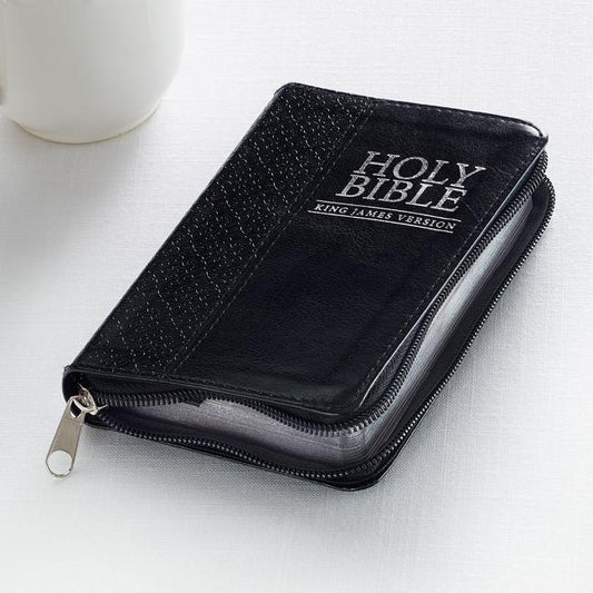 KJV Mini Pocket Edition: Zippered Black - Ingram