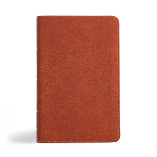 NASB Personal Size Bible, Burnt Sienna Leathertouch - Ingram