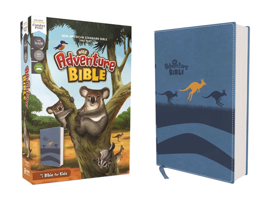 Nasb, Adventure Bible, Leathersoft, Blue, Full Color Interior, Red Letter Edition, 1995 Text, Comfort Print - Ingram