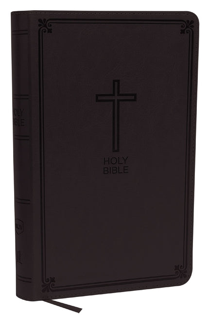 NKJV, Deluxe Gift Bible, Imitation Leather, Gray, Red Letter Edition - Ingram